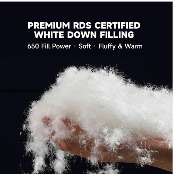 New Beautyrest Tencel & Cotton Breathable Down Blanket Jumbo Queen Light Warmth - Picture 4 of 9